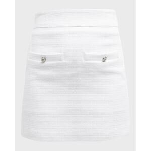 Veronica Beard Emar Mini Skirt - 4 White